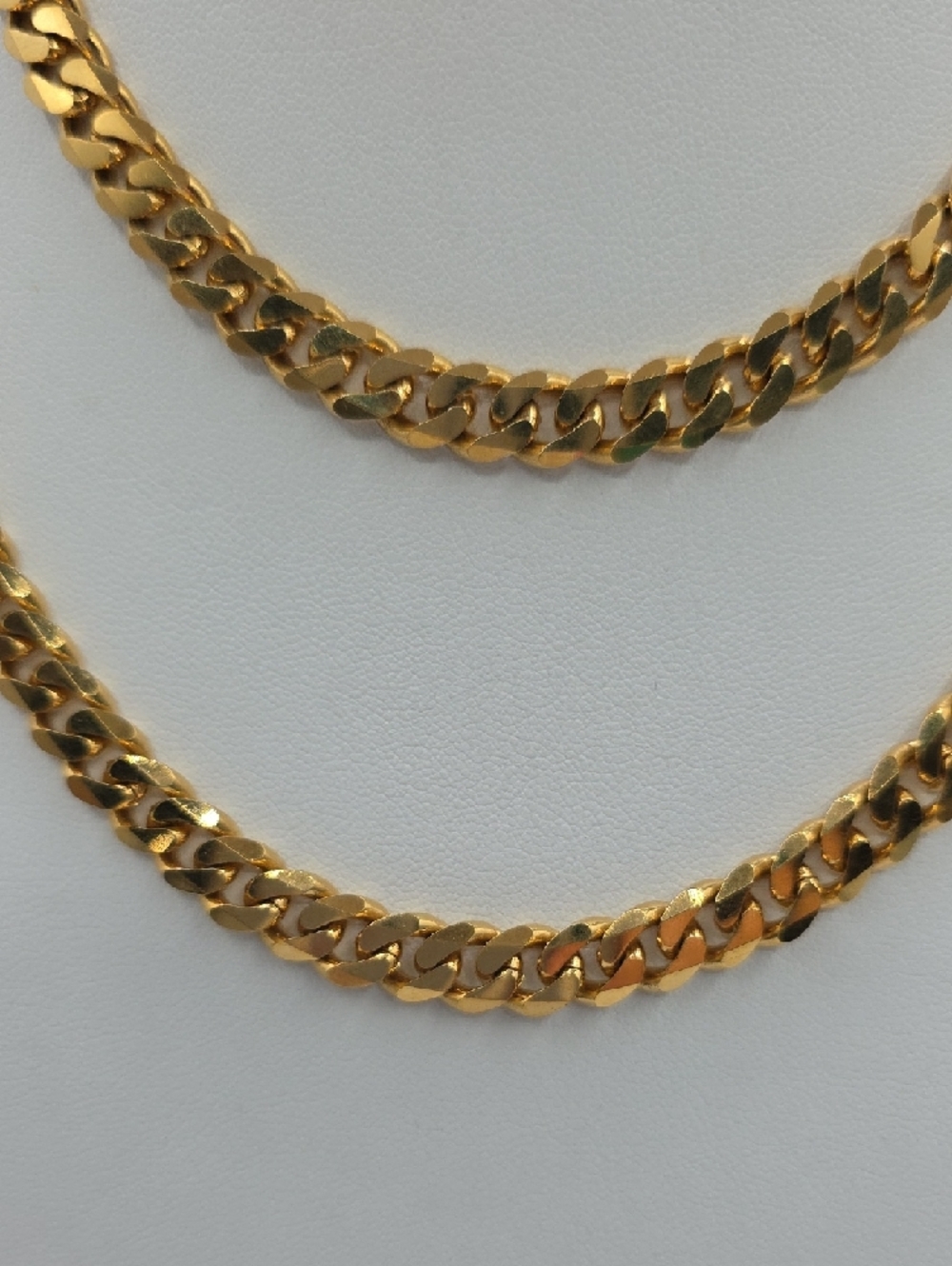 Monet Gold 36" Long Curb Chain Necklace - Picture 6 of 13